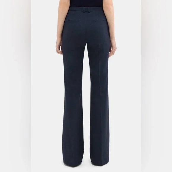 THEORY DEMITRIA NOCTURNE NAVY GOOD LIGHTWEIGHT WOOL SUIT SEPARATES PANT SZ 14 - Picture 4 of 9